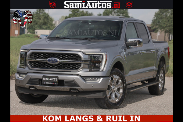 Ford USA F-150 PLATINUM | MASSAGE | PANO | GROOTSCHERM | COMFORT STOELEN | ADAPTIVE CRUISE | DC | DUBBELE CABINE | 5 PERSOONS | DC | DASH CAM | MASSAGE |