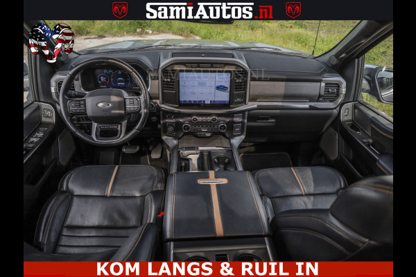 Ford USA F-150 PLATINUM | MASSAGE | PANO | GROOTSCHERM | COMFORT STOELEN | ADAPTIVE CRUISE | DC | DUBBELE CABINE | 5 PERSOONS | DC | DASH CAM | MASSAGE |