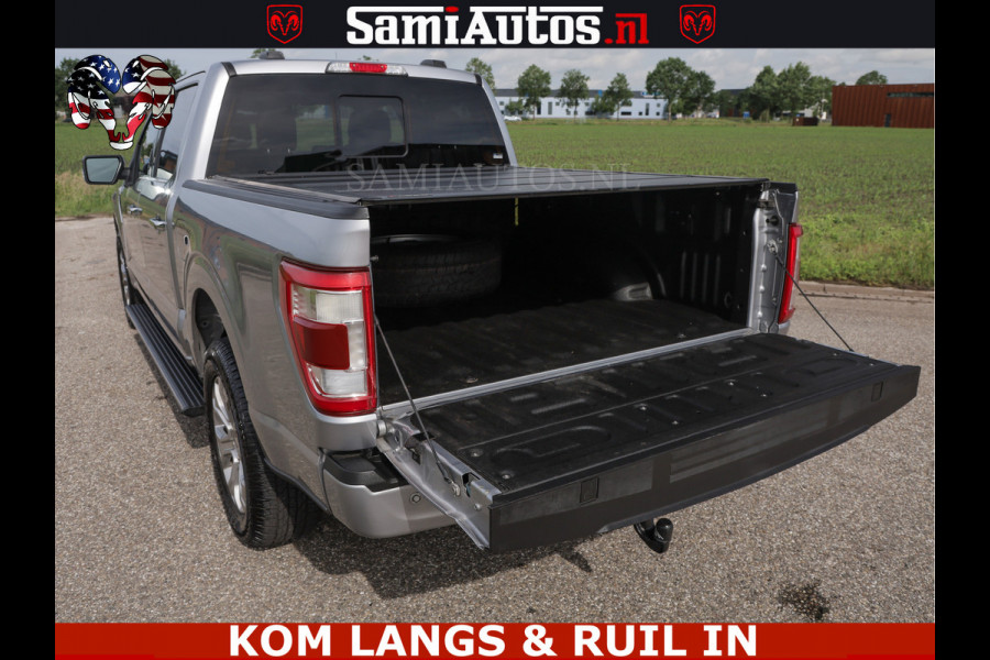 Ford USA F-150 PLATINUM | MASSAGE | PANO | GROOTSCHERM | COMFORT STOELEN | ADAPTIVE CRUISE | DC | DUBBELE CABINE | 5 PERSOONS | DC | DASH CAM | MASSAGE |