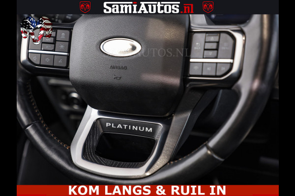 Ford USA F-150 PLATINUM | MASSAGE | PANO | GROOTSCHERM | COMFORT STOELEN | ADAPTIVE CRUISE | DC | DUBBELE CABINE | 5 PERSOONS | DC | DASH CAM | MASSAGE |