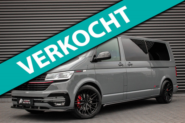 Volkswagen Transporter 2.0 TDI L2H1 BULLI 204PK DC DUBBEL CABINE / ALCANTARE HEMEL / FULL OPTIONS / LEDER / FULL BLACK / APPLE