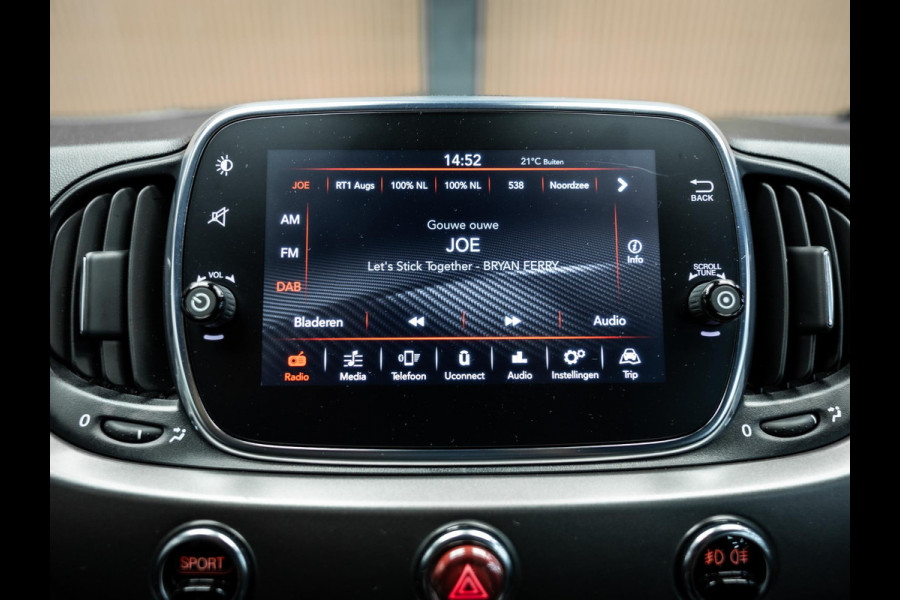 Fiat 500 1.4 T-Jet Abarth 595 Pista | Record Monza uitlaatsysteem | Carplay | Carbon |