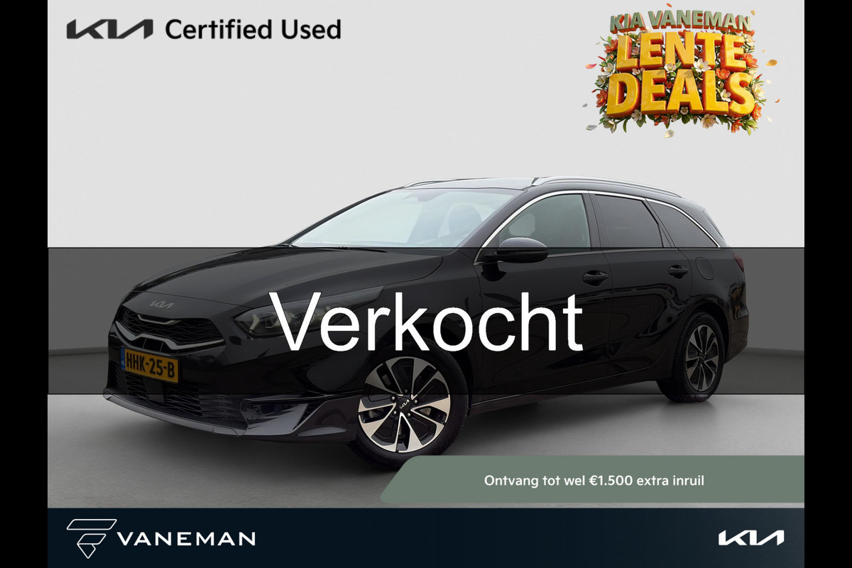 Kia Ceed Sportswagon 1.0 T-GDi MHEV Design Edition | Automaat | JBL | Stoel- en Stuurverwarming | Lane Assist | Dode Hoek Assistentie | Navi | Apple Carplay & Android Auto |