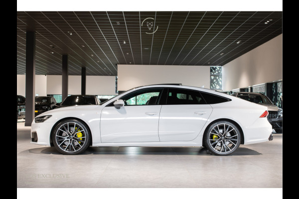 Audi A7 Sportback 55 TFSI quattro S-Line Luchtvering|21''|ACC|Keyless|Blackline|Matrix-LED|Pano|Sportuitlaat|Camera|Clima|Carplay|Sfeerverlichting
