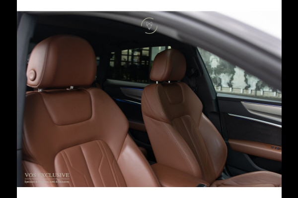 Audi A7 Sportback 55 TFSI quattro S-Line Luchtvering|21''|ACC|Keyless|Blackline|Matrix-LED|Pano|Sportuitlaat|Camera|Clima|Carplay|Sfeerverlichting
