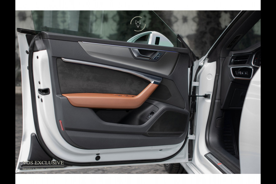 Audi A7 Sportback 55 TFSI quattro S-Line Luchtvering|21''|ACC|Keyless|Blackline|Matrix-LED|Pano|Sportuitlaat|Camera|Clima|Carplay|Sfeerverlichting