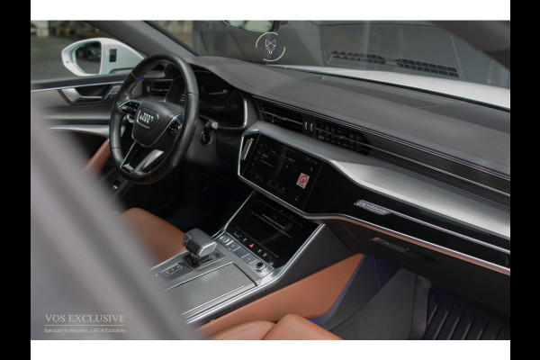 Audi A7 Sportback 55 TFSI quattro S-Line Luchtvering|21''|ACC|Keyless|Blackline|Matrix-LED|Pano|Sportuitlaat|Camera|Clima|Carplay|Sfeerverlichting