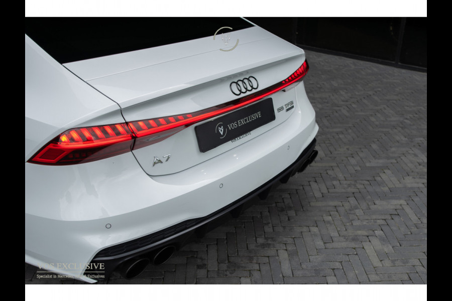 Audi A7 Sportback 55 TFSI quattro S-Line Luchtvering|21''|ACC|Keyless|Blackline|Matrix-LED|Pano|Sportuitlaat|Camera|Clima|Carplay|Sfeerverlichting