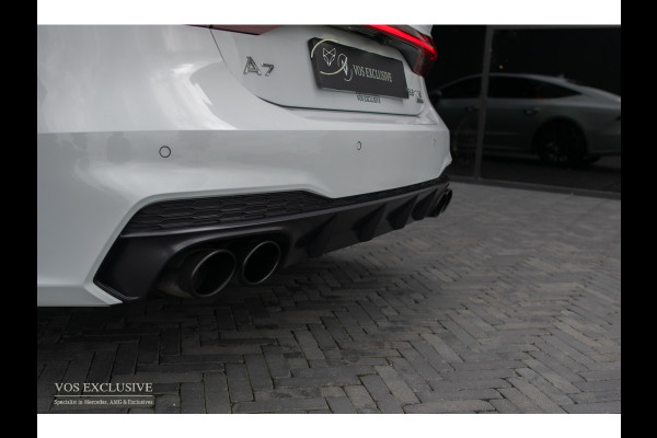 Audi A7 Sportback 55 TFSI quattro S-Line Luchtvering|21''|ACC|Keyless|Blackline|Matrix-LED|Pano|Sportuitlaat|Camera|Clima|Carplay|Sfeerverlichting