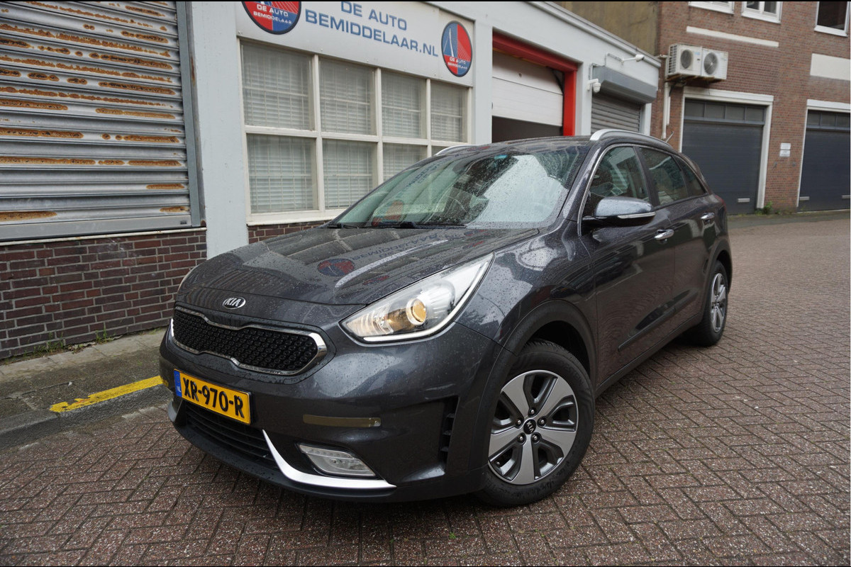 Kia Niro 1.6 GDi Hybrid DynamicLine Aut6 | LEER/ stof | Cruise + Lane | Apple Carplay/ Android Auto | 4/26 dealer beurt gehad |