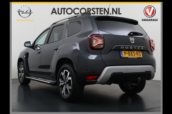 Dacia Duster 1.3TCe 131PK Prestige Trekhaak Navi Camera Apple Carplay Android Auto Ecc Bluetooth Cruise Control Pdc Dodehoek Signalering Isofix Privacy Glas Sidesteps Lmv ESP 1.500KG Trekgewicht Origineel Nederlandse Auto