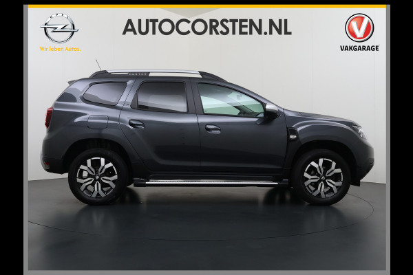Dacia Duster 1.3TCe 131PK Prestige Trekhaak Navi Camera Apple Carplay Android Auto Ecc Bluetooth Cruise Control Pdc Dodehoek Signalering Isofix Privacy Glas Sidesteps Lmv ESP 1.500KG Trekgewicht Origineel Nederlandse Auto