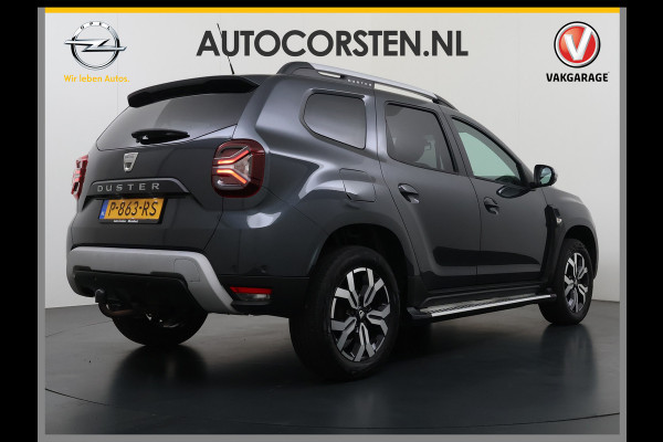 Dacia Duster 1.3TCe 131PK Prestige Trekhaak Navi Camera Apple Carplay Android Auto Ecc Bluetooth Cruise Control Pdc Dodehoek Signalering Isofix Privacy Glas Sidesteps Lmv ESP 1.500KG Trekgewicht Origineel Nederlandse Auto