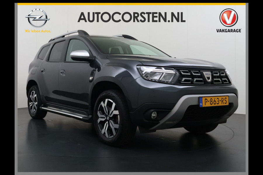 Dacia Duster 1.3TCe 131PK Prestige Trekhaak Navi Camera Apple Carplay Android Auto Ecc Bluetooth Cruise Control Pdc Dodehoek Signalering Isofix Privacy Glas Sidesteps Lmv ESP 1.500KG Trekgewicht Origineel Nederlandse Auto