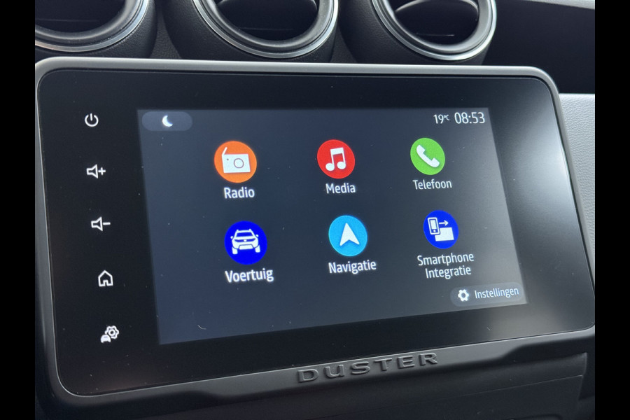 Dacia Duster 1.3TCe 131PK Prestige Trekhaak Navi Camera Apple Carplay Android Auto Ecc Bluetooth Cruise Control Pdc Dodehoek Signalering Isofix Privacy Glas Sidesteps Lmv ESP 1.500KG Trekgewicht Origineel Nederlandse Auto