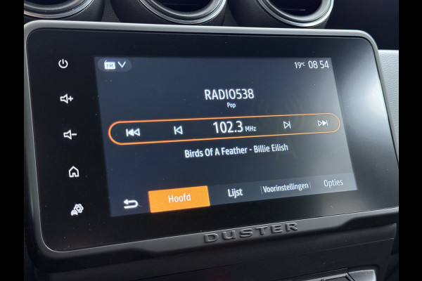 Dacia Duster 1.3TCe 131PK Prestige Trekhaak Navi Camera Apple Carplay Android Auto Ecc Bluetooth Cruise Control Pdc Dodehoek Signalering Isofix Privacy Glas Sidesteps Lmv ESP 1.500KG Trekgewicht Origineel Nederlandse Auto
