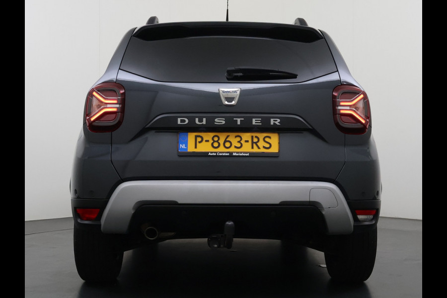 Dacia Duster 1.3TCe 131PK Prestige Trekhaak Navi Camera Apple Carplay Android Auto Ecc Bluetooth Cruise Control Pdc Dodehoek Signalering Isofix Privacy Glas Sidesteps Lmv ESP 1.500KG Trekgewicht Origineel Nederlandse Auto