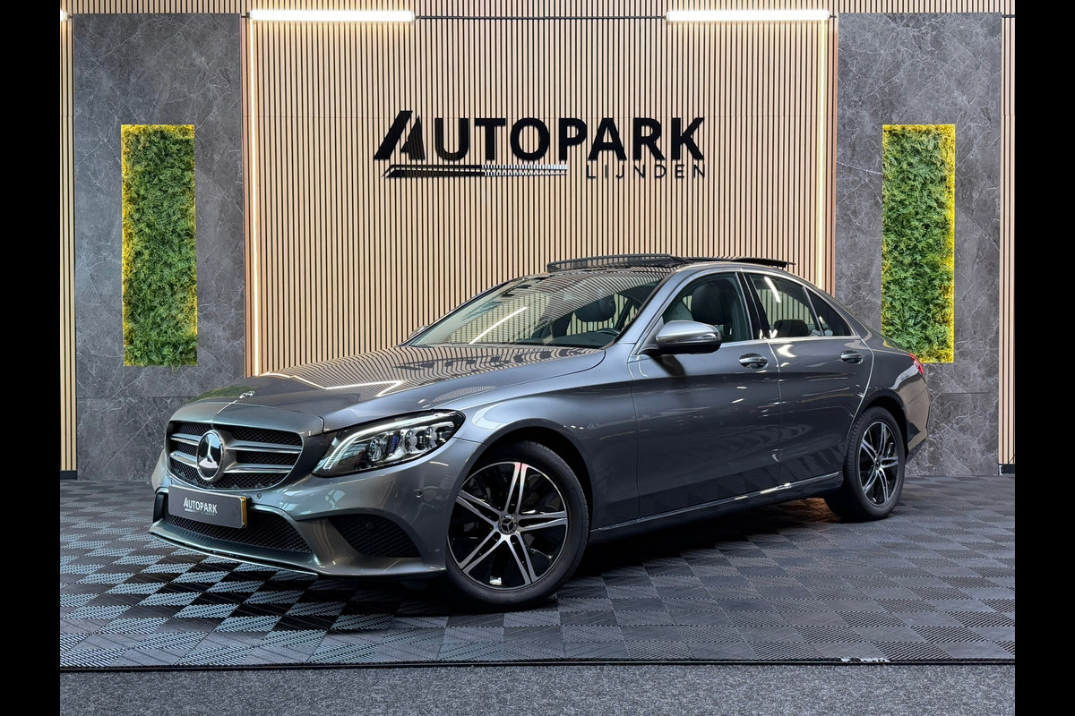 Mercedes-Benz C-Klasse 180 Business Solution AMG |PANO|360 CAM|KEYLESS|LANE ASSIST|AUTOPILOT|SFEERVERLICHTING|DODEHOEK|NL AUTO|NAP