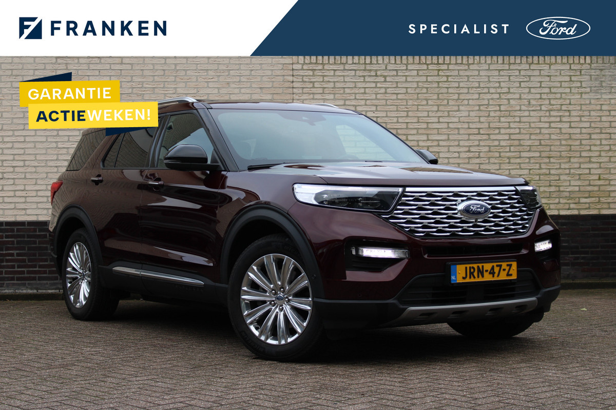 Ford Explorer 3.0 V6 EcoBoost PHEV Platinum | Panoramadak | Leder | Massage | B&O
