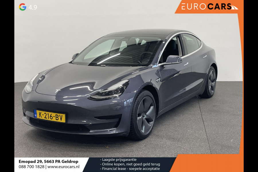 Tesla Model 3 Standard RWD Plus 60 kWh SOH 93% Airco ECC Navigatie Parkeersensoren Camera Adaptive Cruise Leder Panoramadak