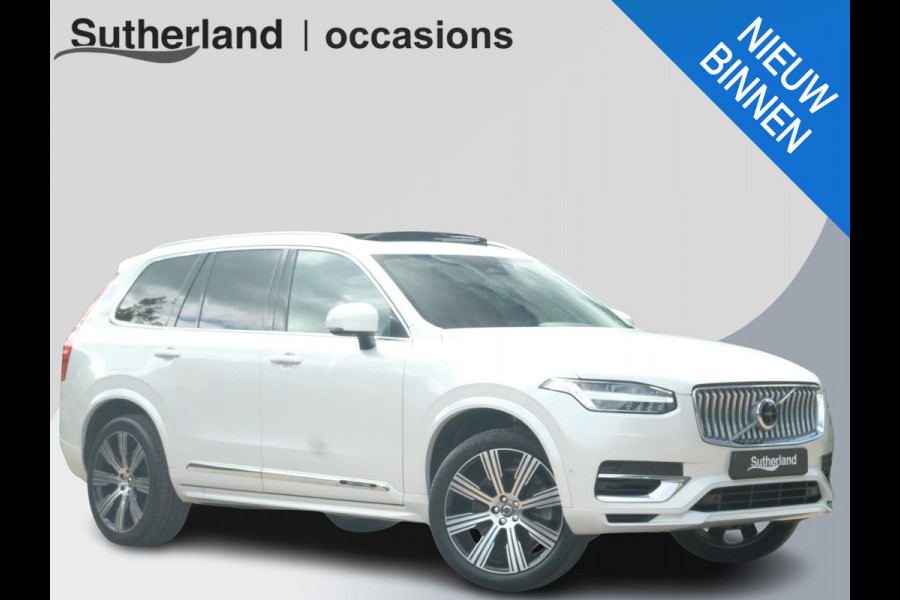 Volvo XC90 2.0 T8 Recharge AWD Plus Bright 455 PK | 7 Persoons | Lederen bekleding | Panorama dak | Harman Kardon | 360 Camera | Stoelverwarming voor en achter | Elek. Klep | Memory Seats