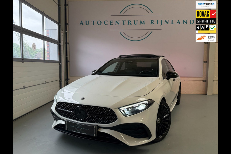 Mercedes-Benz A-Klasse 180 AMG Black Line Automaat, Panoramadak, Navi, Camera
