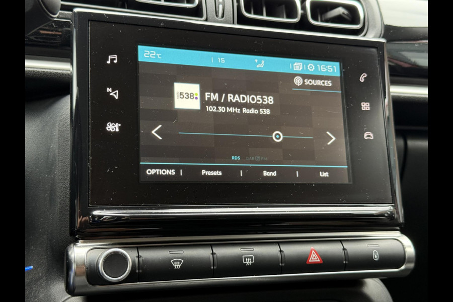 Citroën C3 1.2 PureTech S&S Shine 2e Eigenaar|Navi|Carplay|Camera|D-riem vv in 2024|Cruise|Clima|PDC|N.A.P|Nieuwe APK bij aflevering