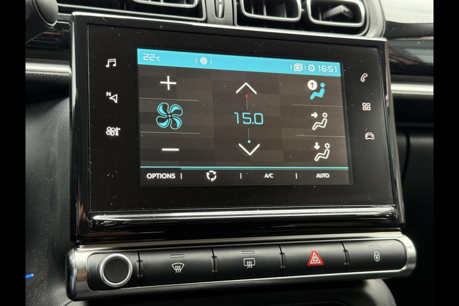 Citroën C3 1.2 PureTech S&S Shine 2e Eigenaar|Navi|Carplay|Camera|D-riem vv in 2024|Cruise|Clima|PDC|N.A.P|Nieuwe APK bij aflevering