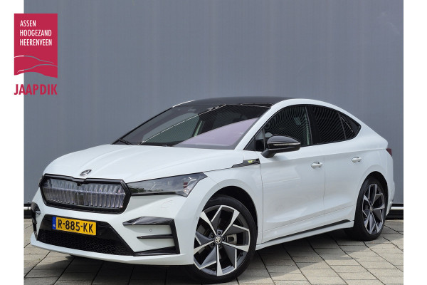 Škoda ENYAQ Coupé iV BWJ 2022 | 80 RS | PANO | LEER | TREKHAAK | 21'' LMV | NAVI | CARPLAY | CAMERA A |