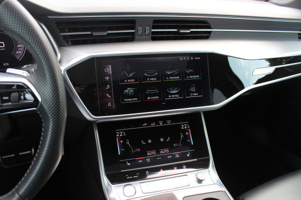 Audi A6 Avant 55 TFSI e quattro Competition / Trekhaak / Panoramadak / 360Camera / Head-up / RS Seats / Softclose / Matrix LED / 20'' / Keyless / CarPlay / Dodeheok / DAB / Cruise Control Adaptief