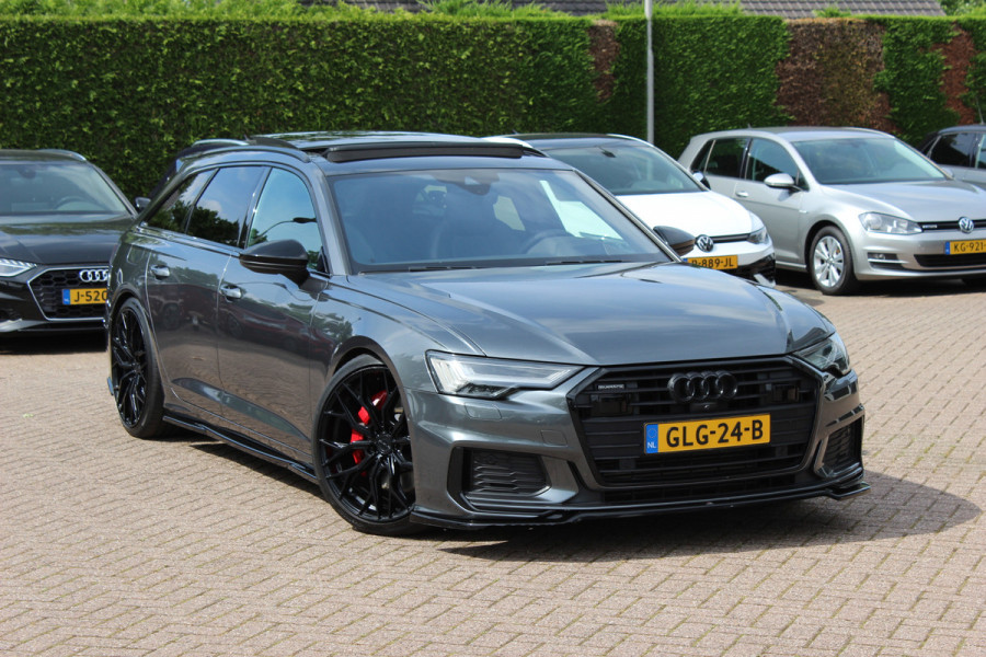 Audi A6 Avant 55 TFSI e quattro Competition / Trekhaak / Panoramadak / 360Camera / Head-up / RS Seats / Softclose / Matrix LED / 20'' / Keyless / CarPlay / Dodeheok / DAB / Cruise Control Adaptief