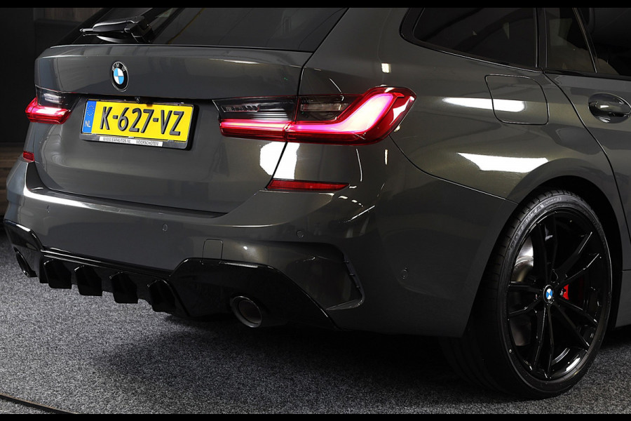 BMW 3 Serie Touring 320e M Line / Carbon / Bruin Leder / Navi / Camera / Cruise Control / F1 / Open Panorama / Led / Pdc / 19 Inch