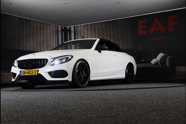 Mercedes-Benz C-Klasse Cabrio 180 AMG Line / AUT / AIRSCARF / 360 Camera / Leder / Navi / Ecc / Led / Pdc / Allu Velgen