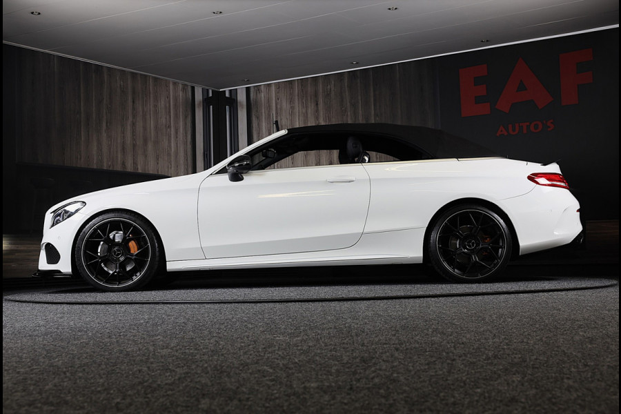 Mercedes-Benz C-Klasse Cabrio 180 AMG Line / AUT / AIRSCARF / 360 Camera / Leder / Navi / Ecc / Led / Pdc / Allu Velgen
