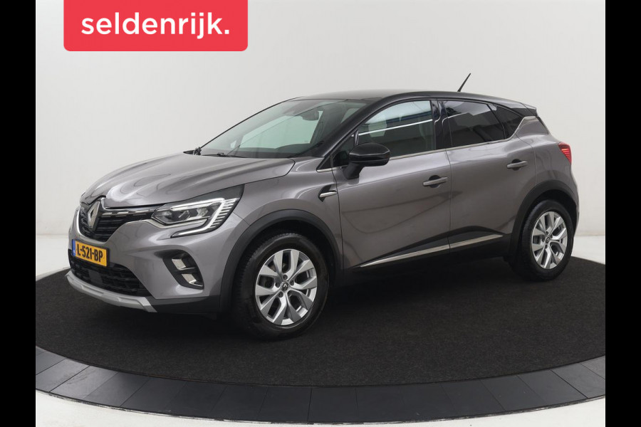 Renault Captur 1.0 TCe 90 Intens | Trekhaak | Carplay | Navigatie | Half leder | Keyless | Climate control | Parkeerhulp | Cruise control | Bluetooth | DAB | Getint glas