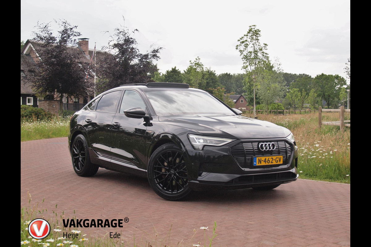 Audi e-tron Sportback 55 quattro Advanced edition Plus 95 kWh | SOH 90% | Panoramadak | Camera | ACC | Apple Carplay | Memory stoelen |