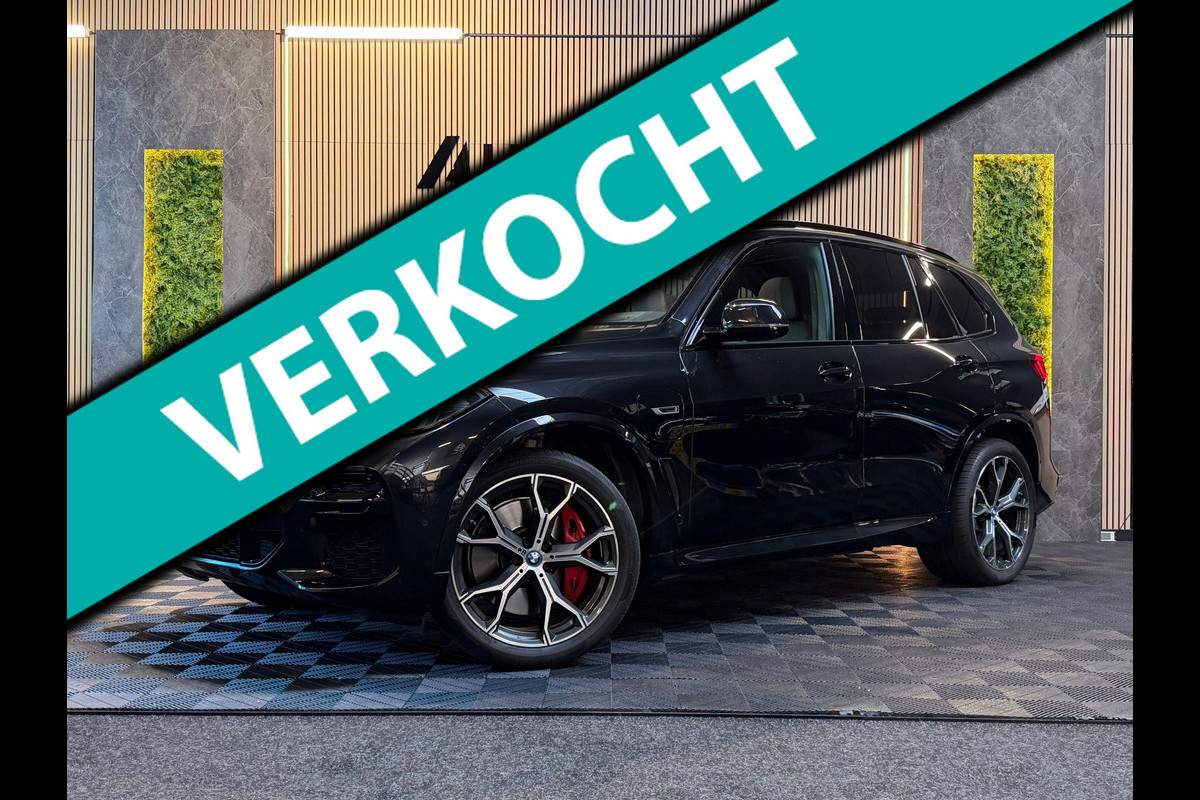 BMW X5 XDrive45e M-SPORT|PANO|HuD|H&K|360CAM|MASSAGE|TREKHAAK|PREMIUM SELECTION|SFEERVERLICHTING|VOL!