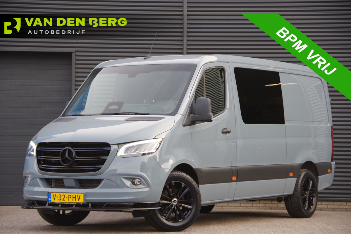 Mercedes-Benz Sprinter 317 1.9 CDI L2H1 DC-6P, AUT. FACELIFT, 3.5T TREKHAAK, LED, CAMERA, NAVI, CRUISE, MF STUURWIEL, MISTLAMPEN, DUBBELE CABINE, DUBBE