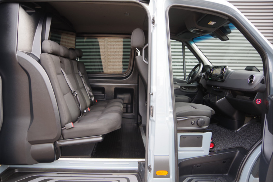 Mercedes-Benz Sprinter 317 1.9 CDI L2H1 DC-6P, AUT. FACELIFT, 3.5T TREKHAAK, LED, CAMERA, NAVI, CRUISE, MF STUURWIEL, MISTLAMPEN, DUBBELE CABINE, DUBBE