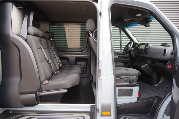 Mercedes-Benz Sprinter 317 1.9 CDI L2H1 DC-6P, AUT. FACELIFT, 3.5T TREKHAAK, LED, CAMERA, NAVI, CRUISE, MF STUURWIEL, MISTLAMPEN, DUBBELE CABINE, DUBBE