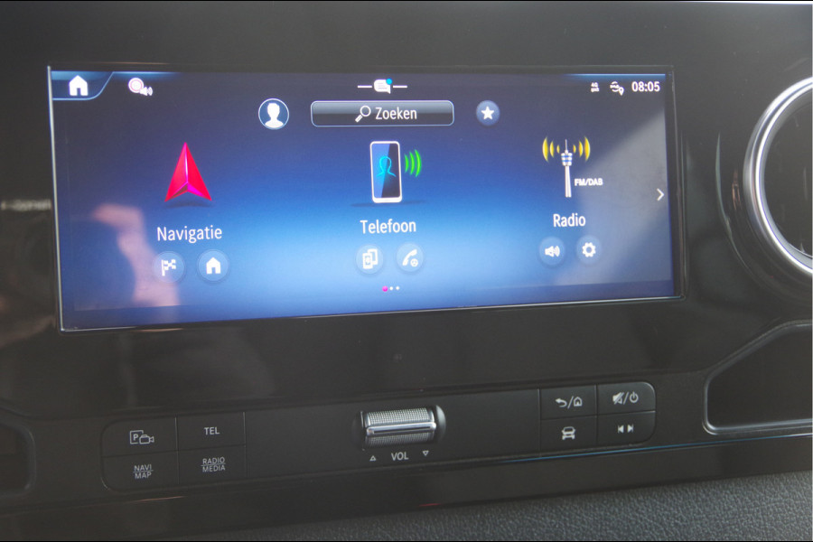 Mercedes-Benz Sprinter 317 1.9 CDI L2H1 DC-6P, AUT. FACELIFT, 3.5T TREKHAAK, LED, CAMERA, NAVI, CRUISE, MF STUURWIEL, MISTLAMPEN, DUBBELE CABINE, DUBBE