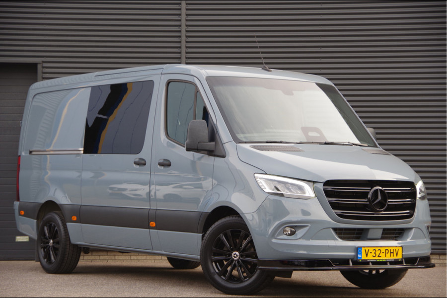 Mercedes-Benz Sprinter 317 1.9 CDI L2H1 DC-6P, AUT. FACELIFT, 3.5T TREKHAAK, LED, CAMERA, NAVI, CRUISE, MF STUURWIEL, MISTLAMPEN, DUBBELE CABINE, DUBBE