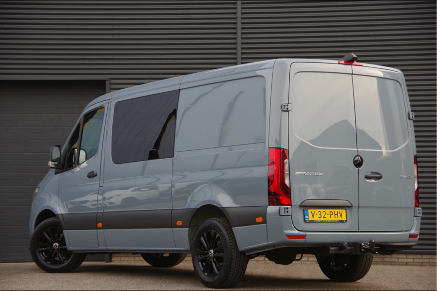 Mercedes-Benz Sprinter 317 1.9 CDI L2H1 DC-6P, AUT. FACELIFT, 3.5T TREKHAAK, LED, CAMERA, NAVI, CRUISE, MF STUURWIEL, MISTLAMPEN, DUBBELE CABINE, DUBBE