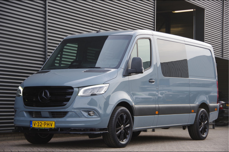 Mercedes-Benz Sprinter 317 1.9 CDI L2H1 DC-6P, AUT. FACELIFT, 3.5T TREKHAAK, LED, CAMERA, NAVI, CRUISE, MF STUURWIEL, MISTLAMPEN, DUBBELE CABINE, DUBBE