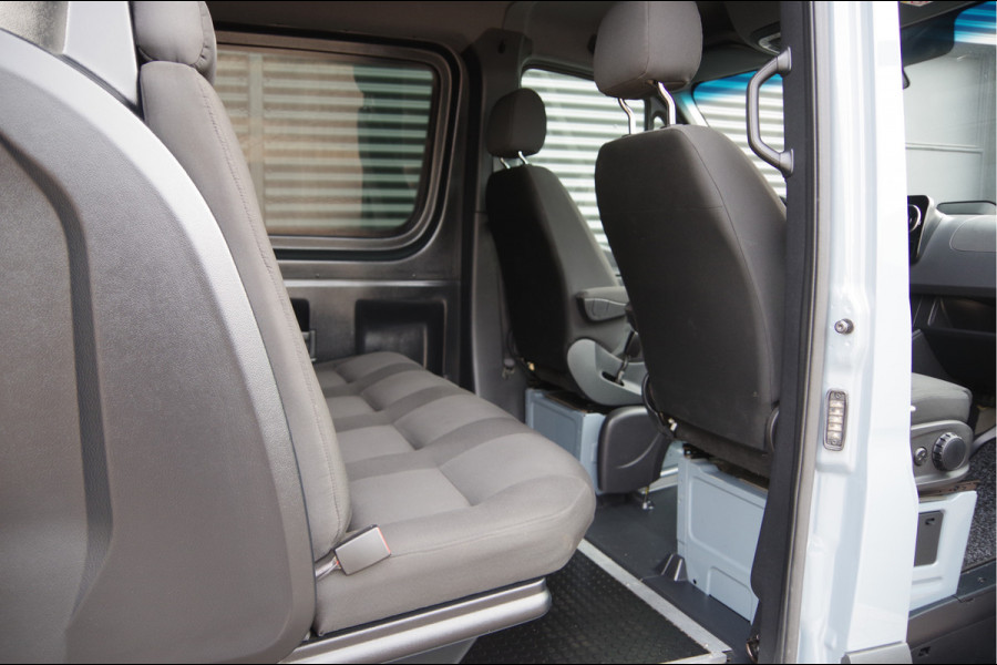 Mercedes-Benz Sprinter 317 1.9 CDI L2H1 DC-6P, AUT. FACELIFT, 3.5T TREKHAAK, LED, CAMERA, NAVI, CRUISE, MF STUURWIEL, MISTLAMPEN, DUBBELE CABINE, DUBBE