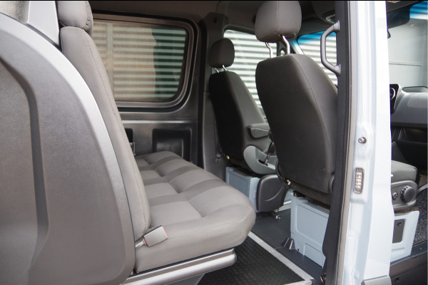 Mercedes-Benz Sprinter 317 1.9 CDI L2H1 DC-6P, AUT. FACELIFT, 3.5T TREKHAAK, LED, CAMERA, NAVI, CRUISE, MF STUURWIEL, MISTLAMPEN, DUBBELE CABINE, DUBBE