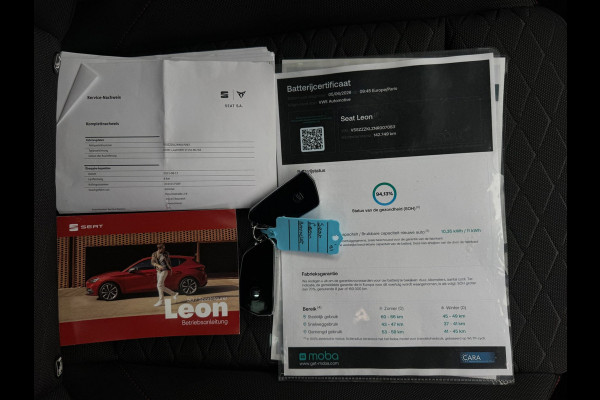 Seat Leon 1.4 TSI eHybrid PHEV FR Business Intense SOH 94,13% / PANORAMADAK / CAMERA / STOELVERWARMING / CARPLAY / NAVI