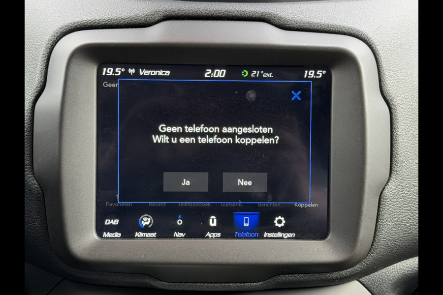 Jeep Renegade 1.3T Limited | Camera | Trekhaak | Automaat | Navigatie | Airconditioning | Adaptive Cruise control
