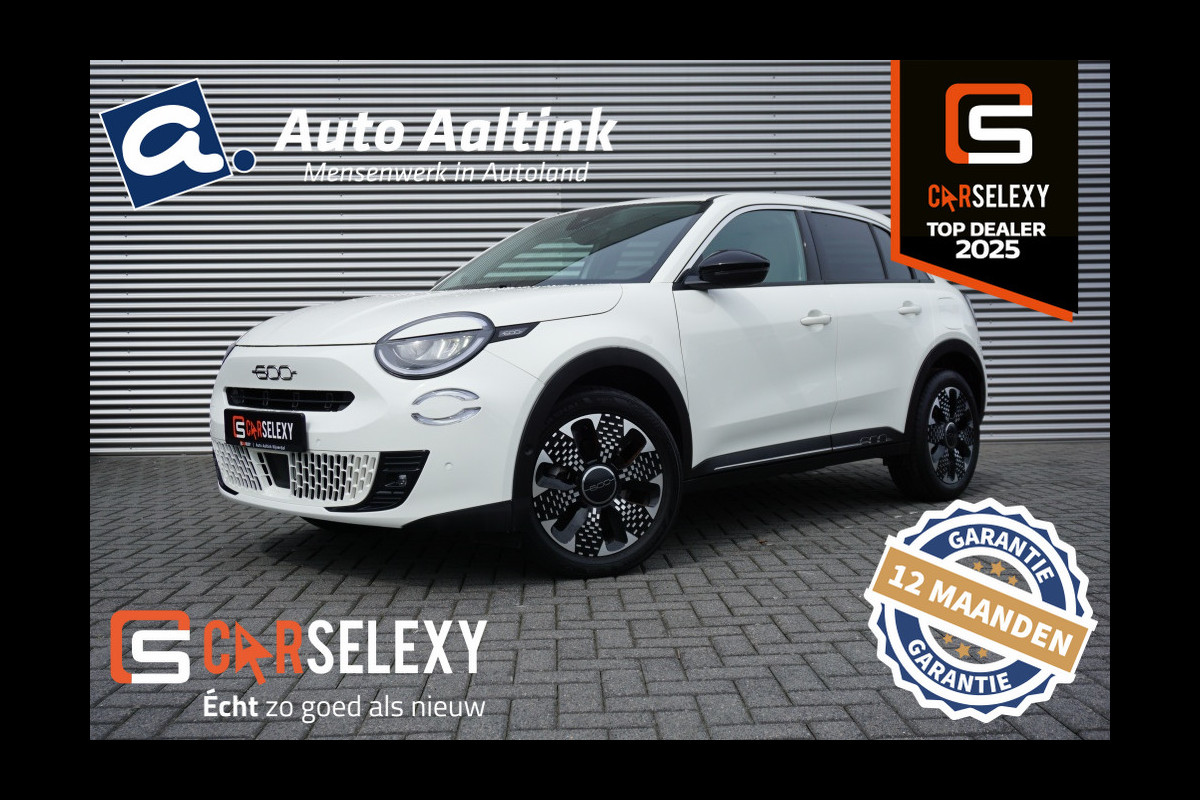 Fiat 600 Hybrid La Prima Automaat LEDER | CLIMA | MASSAGE | MEEST LUXE!