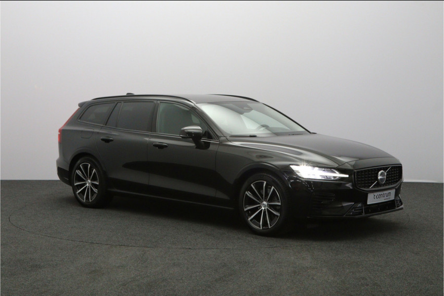 Volvo V60 2.0 T6 350 PK Plug-in hybrid AWD Plus Dark Long Range, Trekhaak, Camera, Winterpakket, Leder, Memory